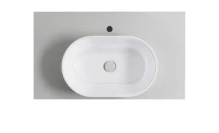 Тумба с раковиной Astra-Form Шарм 4631177715082 90 см серый матовый